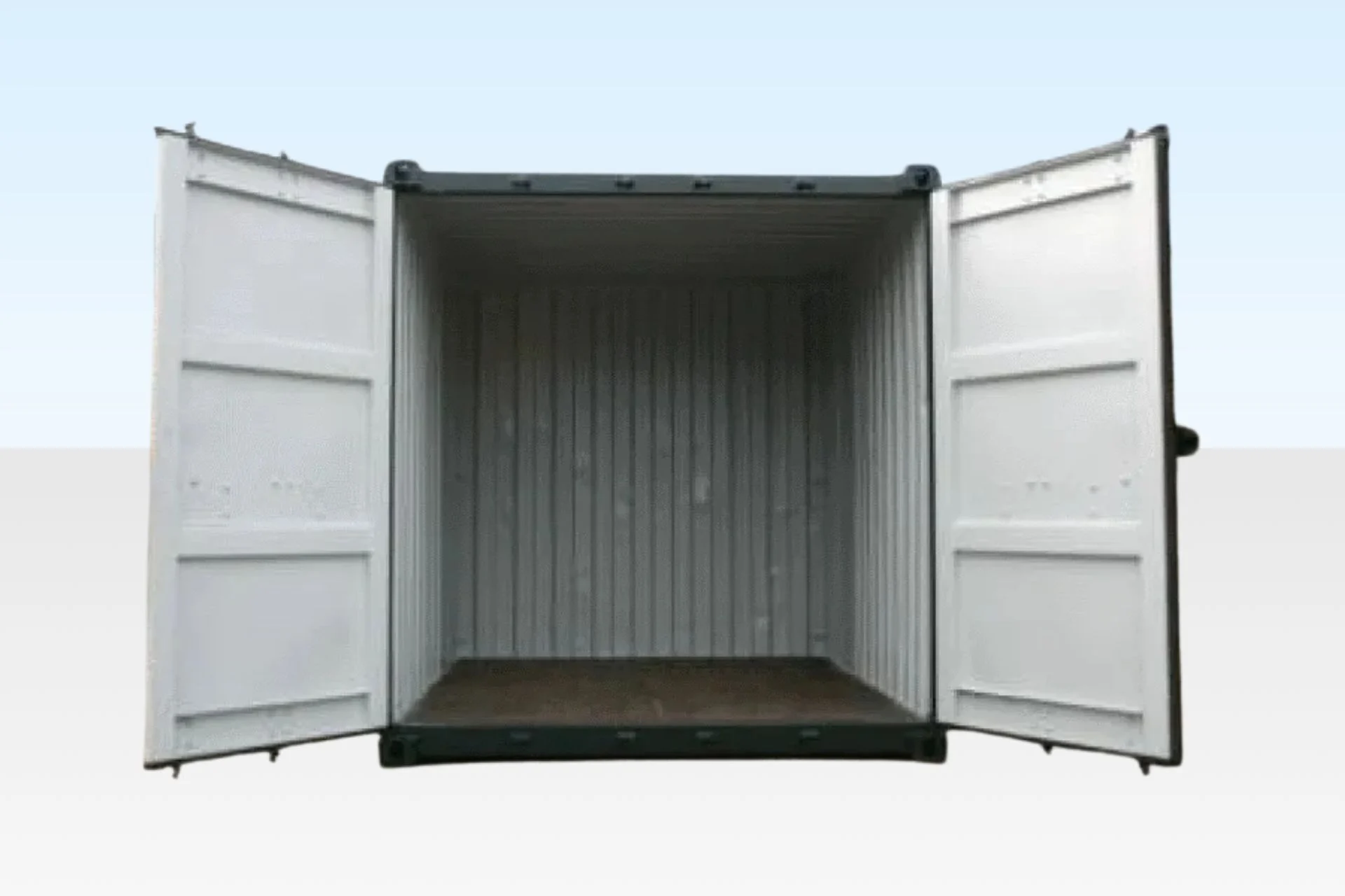 Portable-space-337-used-cut-down-10ft-doors-open-front.webp